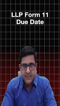 LLP Form 11 due Date & Penalty #llp