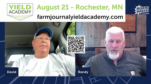 🎯 What yield did you leave on the table? Randy Dowdy and David Hula are bringing Breaking Barriers to Yield Academy and they're sharing real-world strategies to push past your yield limits. Bonus: Your Yield Academy registration also includes a ticket to the final Nightly Meeting of the Pro Farmer Crop Tour. 🔗 Register here: https://hubs.ly/Q03y2ZP40 | Farm Journal