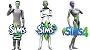 ♦ Sims 2 vs Sims 3 vs Sims 4 Aliens