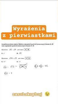 Obliczanie pierwiastków | Pierwiastek kwadratowy – wyjaśnienie #pierwiastki #matematyka #matma