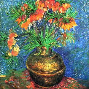 1M views · 10K reactions | Van Gogh's Flowers! Paintings by Vincent van Gogh.(1853-1890). Dutch post-impressionist painter. Soundtrack "Water Melody" by Paul Fowler. Contemporary composer. | Arts&Emotions | Facebook