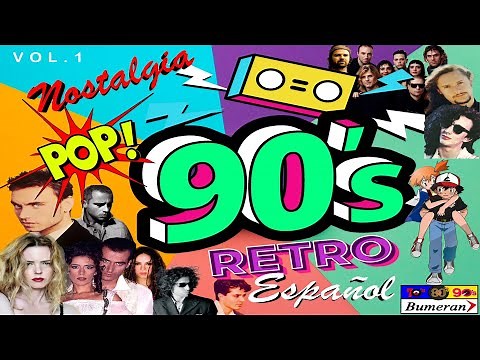 POP Retro 90´s - Rockmánticas en Español - Los Mejores Éxitos Pop 90´s