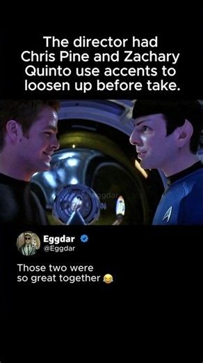 The Director Had Chris Pine and Zachary Quinto Use Accents Before This Take 😂 | Star Trek (2009)