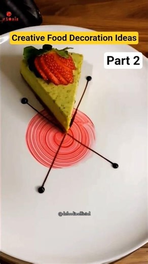 Creative Food Decoration Ideas | Beautiful Plate Art 🍴#summeronshorts #fooddecor #platedecoration
