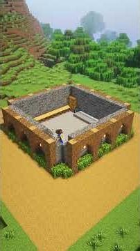 Villager Trading Hall With Iron Farm #minecraft #eye4steel #shorts