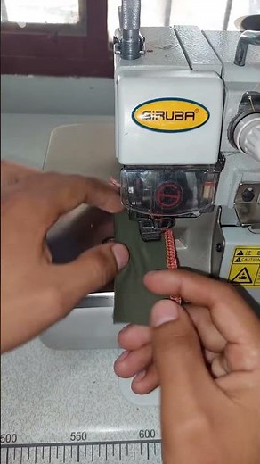 How to adjust the tension on your overlock sewing machine. #shorts