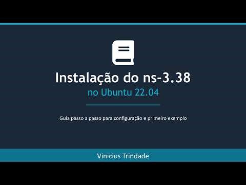 Como instalar o ns-3.38 no Linux Ubuntu 22.04