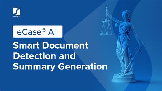 AI in judicial digitalization is not just about staying on the right side of the tech frontier - it’s about solving real challenges that people in the judicial sector face every day. We’re excited to present one of the AI-powered features of Synergy eCase©, developed within our R&D AI Lab. In this video, we showcase Smart Document Detection and Summary Generation, a feature that simplifies the management of large case files with numerous attachments and helps legal practitioners avoid mislabeled