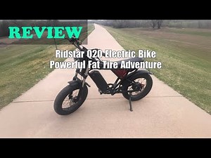 Ridstar Q20 E-Bike Review: 1500W, 30MPH, 48V 20Ah, Fat Tire Ride 2025