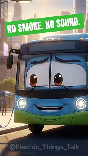 Silent Power. Zero Smoke. Future on Wheels. #shorts #ElectricBus #relatable