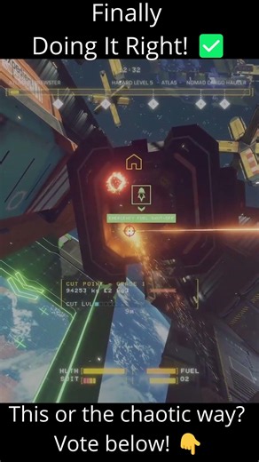 The Proper Way to Cut a Quasar Thruster! Hardspace Shipbreaker