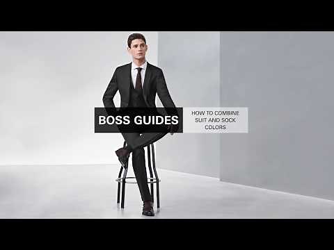 How to combine suit and sock colors: BOSS Guides | BOSS