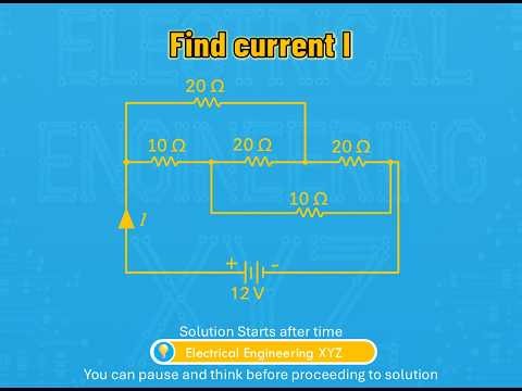 Circuit Analysis 76 Find Current I in Seconds! Balanced Bridge Circuit Trick #circuitanalysis