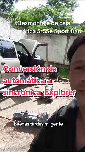 Desmontaje de Transmisión Automática en Ford Explorer