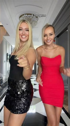 ❤️🖤 #mumanddaughter #fitcheck #fashion #outfit #mylife ​⁠‪@masha_eklof5‬