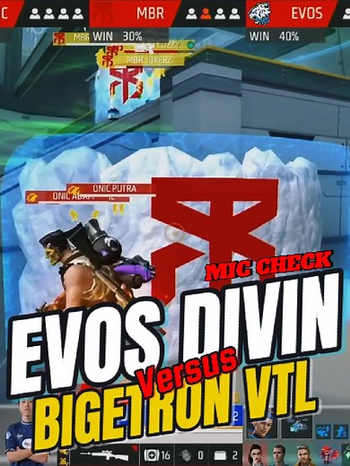 EVOS Divine vs MBR Omega in Free Fire Tournament