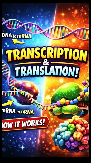 What is transcription and what is translation? #boardexam2026 #translation #biology #transcription