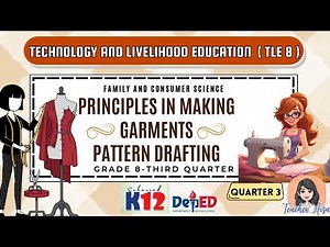 ENHANCED K12-TLE 8 (FCS-3RD QTR) Principles in Making Garments: Pattern Drafting
