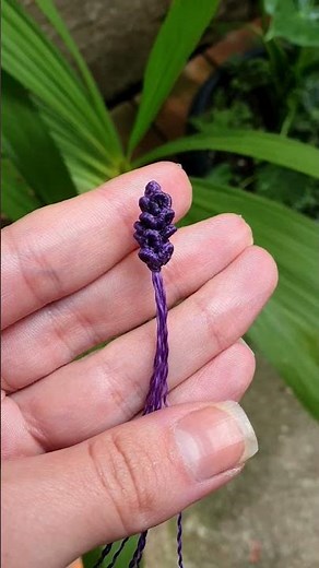 em breve tutorial de lavanda em macramê ✨️