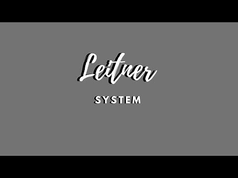 Study Technique: Leitner System