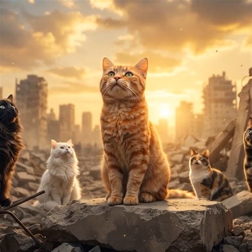 Cats Rule Post-Apocalyptic Earth - Short Sci-Fi