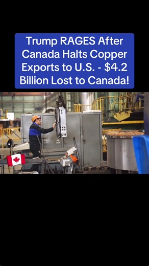 Trump RAGES After Canada Halts Copper Exports to U.S. - $4.2 Billion Lost to Canada! Trump RAGES After Canada Halts Copper Exports to U.S. - $4.2 Billion Lost to Canada! Trump RAGES After Canada Halts Copper Exports to U.S. - $4.2 Billion Lost to Canada! #africa #world #news #politics #economy #travel #geo #sports #info #tech #education #entertainment #funny #hashtag #highlight #viral #duet #fyp #foryou #foryoupage