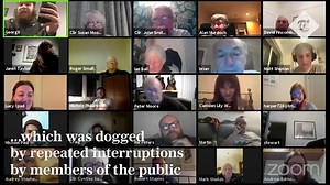 Watch Handforth Parish Council meet on Zoom for the first time since December – with the public joining in