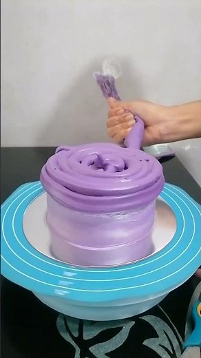 Deep Purple & Red Coquette Birthday Cake