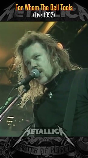 Metallica - For Whom The Bell Tools (Live 1992) #metallica #jameshetfield #thrashmetal #metal