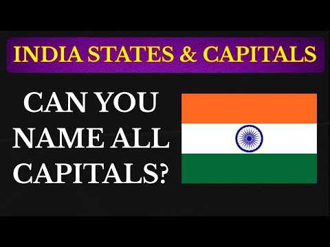 INDIA States & Capitals Quiz