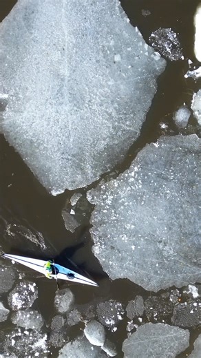 2.9K views · 52 reactions | It’s a magical time on the Ottawa River when the ice starts breaking up. Couldn’t think of a better place to take the Oru Kayak Coast XT for a test paddle! Stay tuned for the full review video on my YouTube channel. ❄️ #kayaking #adventuretime #winterkayaking #kayakingfanatics | Go Paddle | Facebook