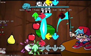 FNF周五夜放克：切水果，但6KEY地狱模式!!!