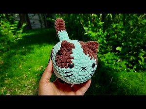 How to Sew the Tail on Amigurumi Loaf Cat | Beginner-Friendly Sewing Technique