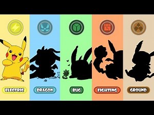Requests #6 - Pokemon Type Swap: Pikachu Dragon, Bug, Fighting, Ground.