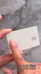 unboxing the minimalist titanium apple card