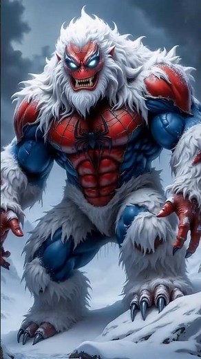 Spiderman Transforms into the Ice Monster! 🕷️❄️ | Epic Battle in the Snow