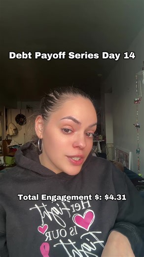 Day 14! What a ride! We've payed off almost an additional $100 ($78.77) in micropayments since starting this journey! I making plans to post more videos like personal money saving tips and how i manage my budget so that I can boost those micropayments. We got this! 💪 #fyp #debtpayoff #financialfreedom #january #debtfreejourney