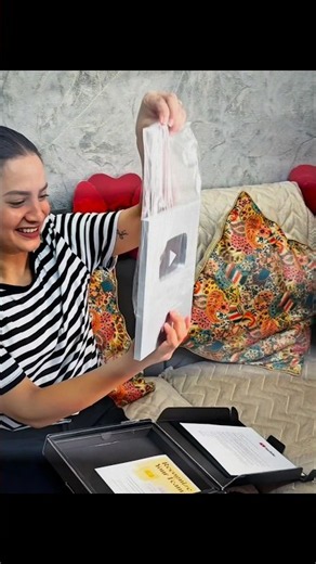 Silver play button unboxing😍🙈 #nehabisht #nehabishtoutofkitchen #ytshorts #hardwork @YouTube