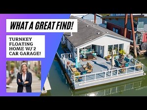 Floating home with that magical combo-slip ownership & garage!