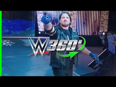 See AJ Styles' entrance in ALL NEW 360 degrees!