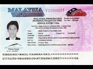 HOW TO CHECK VISA AND WORK PERMIT FOR MALAYSIA