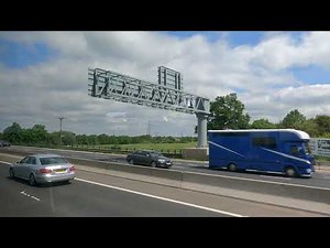 Birmingham to Manchester Coach - Bus Journey 4K 60fps | England Lancashire UK | National Express |