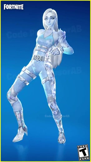 Fortnite Rollie Emote Lady Windfrost Skin Thicc 🍑😜😍