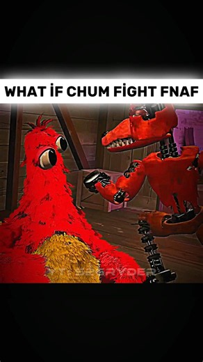 What if Chum fight Fnaf💀🔥#poppyplaytime #fnaf #edit #shorts #animation