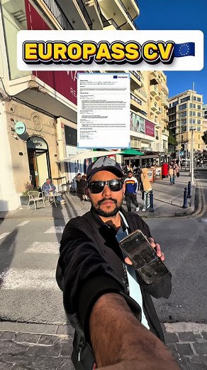 Europass cv for Europe visa 🇪🇺 #europass #cv #minivlog #visa #viral