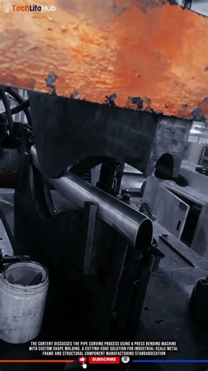 Innovation Press Bending: Precision Pipe Curving, Custom Molding & Automatic #tech