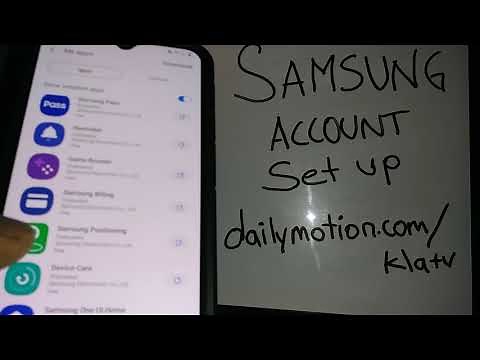 Samsung account set up // How to set up your Samsung account