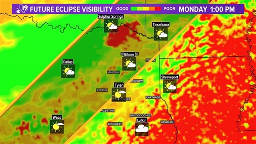 CBS19 WEATHER: Putting the solar eclipse forecast for East Texas into focus