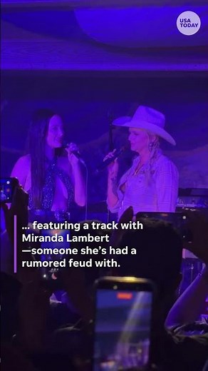 Once rivals, watch Kacey Musgraves and Miranda Lambert reunite