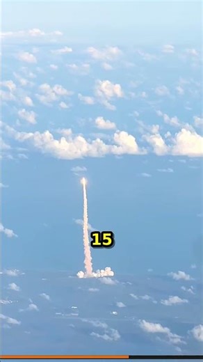 You'll NEVER see this twice: a rocket live from the air 🚀 #incredible